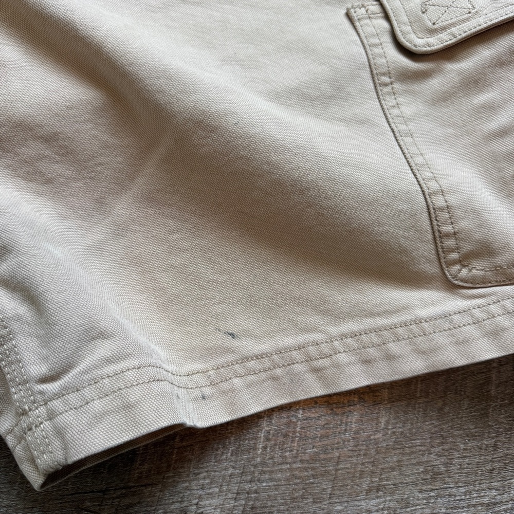 Men's Duluth Trading Co Shorts‎ khaki Shorts with Flaws - Picture 6 of 11